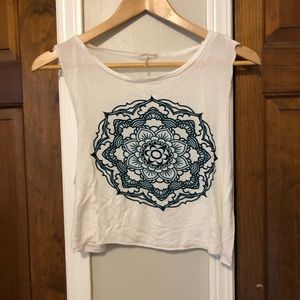 Bear Dance Mandala Cropped Tank